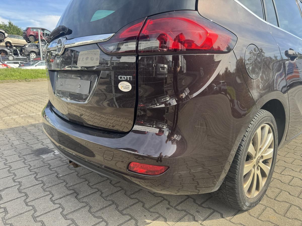 Opel Zafira C Tourer original Sto&szlig;stange Stossf&auml;nger hinten Z41C Mahagonibraun Bj.2015